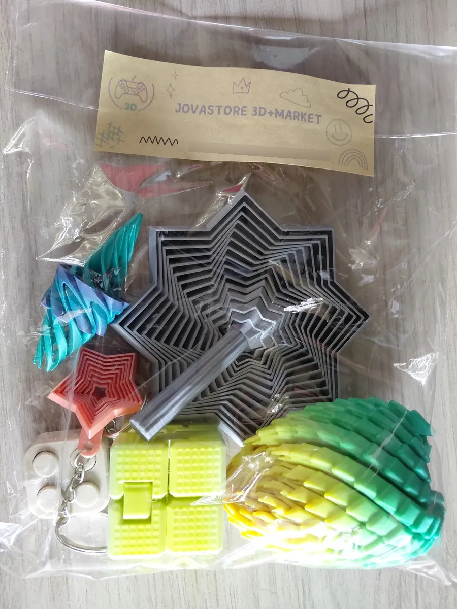 Set De Juguetes Fidget Antiestrés - Colección Sensorial 3D - Imagen 4
