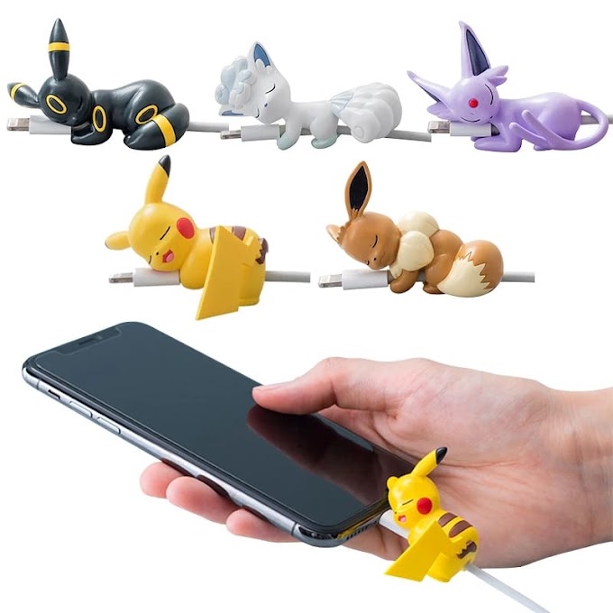 Funda protectora cable USB Pokémon